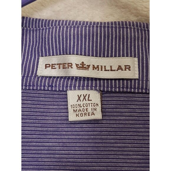 Peter Millar Mens SZ XXL "Prestwick 1851" Golf Club  Polo Shirt - 2XLarge - Picture 3 of 7